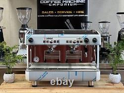 Casadio Undici 2 Group Hg Commercial Espresso Coffee Machine Barista Bar White