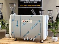 Casadio Undici 2 Group Hg Commercial Espresso Coffee Machine Barista Bar White