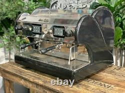 Ciao Bella 2 Group Black Espresso Coffee Machine Commercial Wholesale Cafe