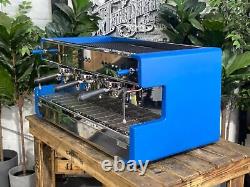 Cime Co-05 3 Group Espresso Coffee Machine Blue Cafe Commercial Barista Cart Bar