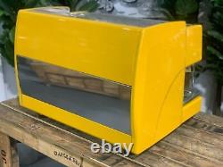 Cma 2 Group Yellow Espresso Coffee Machine Commercial Cafe Cart Mobile Trailer