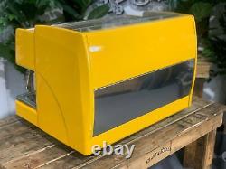 Cma 2 Group Yellow Espresso Coffee Machine Commercial Cafe Cart Mobile Trailer
