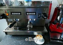 Commercial Coffee Espresso Machine 2 group Compact & Grinder Fully serviced
