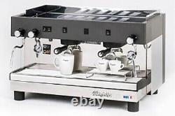 DUAL FUEL NEW Italian Magister 2 Group Semi Auto Espresso Coffee Machine