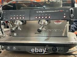 Dual Fuel Refurbished Faema Ambassador E91 Espresso Coffee Machine 2 Group