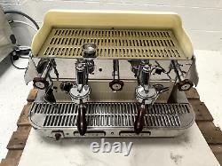Elektra Barlume 2 Group Cream Espresso Coffee Machine Custom Commercial Cafe
