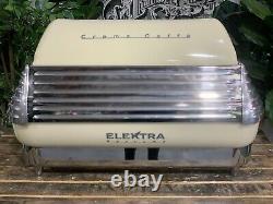 Elektra Barlume 2 Group Cream Espresso Coffee Machine Custom Commercial Cafe