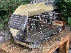 Elektra Barlume 2 Group Cream Espresso Coffee Machine Custom Commercial Cafe