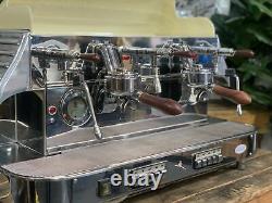 Elektra Barlume 2 Group Cream Espresso Coffee Machine Custom Commercial Cafe