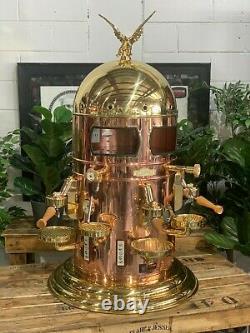 Elektra Belle Epoque 3 Group Brand New Gold And Bronze Espresso Coffee Machine