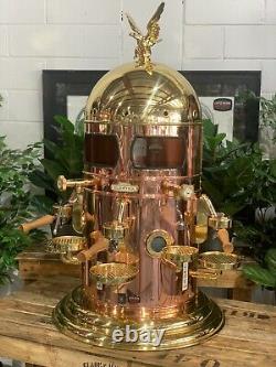 Elektra Belle Epoque 3 Group Brand New Gold And Bronze Espresso Coffee Machine