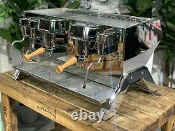 Elektra Indie 2 Group Chrome Espresso Coffee Machine Custom Commercial Cafe