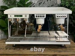 Elektra Kup 2 Group Brand New White Espresso Coffee Machine Commercial Cafe Bari