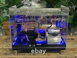 Elektra Sixties T3 Compact Perspex & Led 2 Group Espresso Coffee Machine Cafe