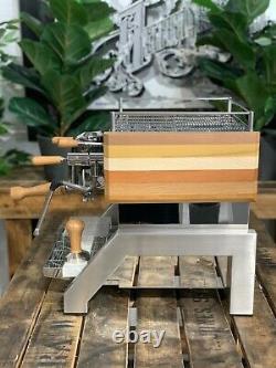 Elektra Verve Levetta 1 Group Brand New Stainless Timber Espresso Coffee Machine