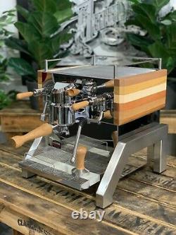 Elektra Verve Levetta 1 Group Brand New Stainless Timber Espresso Coffee Machine