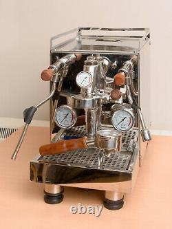 Espresso machine with E61 group head and rotary vane pump