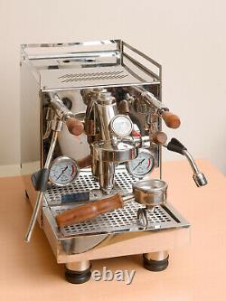 Espresso machine with E61 group head and rotary vane pump