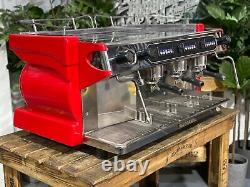 Expobar Alpha Ruggero 3 Group Red Espresso Coffee Machine Commercial Custom Cafe