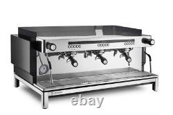 Expobar Crem Ex3 3 Group Espresso Coffee Machine Brand New Stainless High Cup