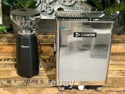 Expobar Crem One 1 Group Espresso Coffee Machine & Quamar Q50 Coffee Grinder