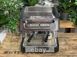 Expobar Elegance Compact 2 Group Espresso Coffee Machine Stainless & Black Cart