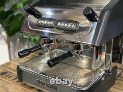 Expobar Elegance Compact 2 Group Espresso Coffee Machine Stainless & Black Cart