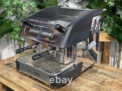 Expobar Elegance Compact 2 Group Espresso Coffee Machine Stainless & Black Cart