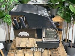 Expobar Elegance Compact 2 Group Espresso Coffee Machine Stainless & Black Cart