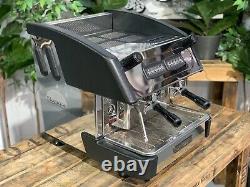 Expobar Elegance Compact 2 Group Espresso Coffee Machine Stainless & Black Cart