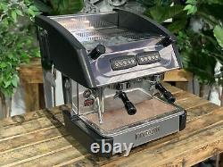 Expobar Elegance Compact 2 Group Espresso Coffee Machine Stainless & Black Cart