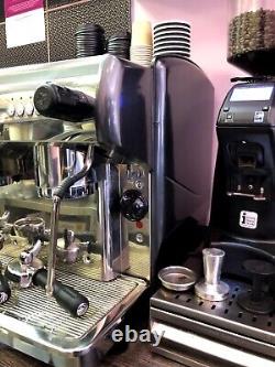 Expobar G10 2 Group Commercial Espresso Coffee Machine, Grinder, and Portafilter