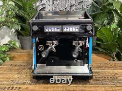 Expobar Megacrem 2 Group Compact Black & Blue Espresso Coffee Machine