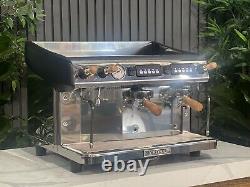 Expobar Megacrem 2 Group Espresso Coffee Machine Brand New Timber Flick Taps