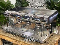 Expobar Megacrem 3 Group High Cup Espresso Coffee Machine Stainless & Black Cafe