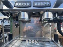 Expobar New Elegance 2 Group Compact Espresso Machine with grinder and dispenser