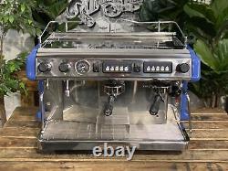 Expobar Ruggero 2 Group Blue Espresso Coffee Machine Commercial