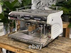 Expobar Ruggero 2 Group Espresso Coffee Machine White Commercial Barista Cafe