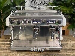 Expobar Ruggero 2 Group Espresso Coffee Machine White Commercial Barista Cafe