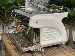 Expobar Ruggero 2 Group Espresso Coffee Machine White Commercial Barista Cafe