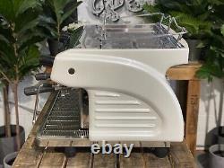 Expobar Ruggero 2 Group Espresso Coffee Machine White Commercial Barista Cafe