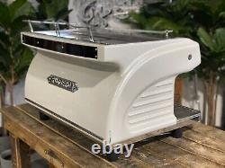 Expobar Ruggero 2 Group Espresso Coffee Machine White Commercial Barista Cafe