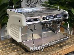 Expobar Ruggero 2 Group Espresso Coffee Machine White Commercial Barista Cafe