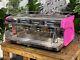 Expobar Ruggero 3 Group High Cup Pink Espresso Coffee Machine Commercial Cafe