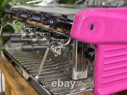 Expobar Ruggero 3 Group High Cup Pink Espresso Coffee Machine Commercial Cafe