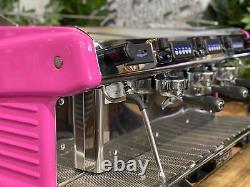 Expobar Ruggero 3 Group High Cup Pink Espresso Coffee Machine Commercial Cafe