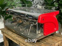 Expobar Ruggero 3 Group Red Espresso Coffee Machine Commercial Cafe Barista