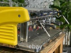 Expobar Ruggero 3 Group Yellow Espresso Coffee Machine Commercial Cafe Custom