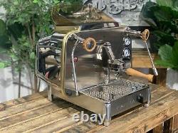 Faema E61 Legend 1 Group Brand New Stainless & Timber Espresso Coffee Machine