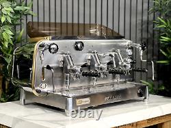 Faema E61 Legend 3 Group Espresso Coffee Machine Stainless Commercial Cafe Latte